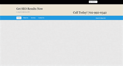 Desktop Screenshot of getseoresultsnow.com